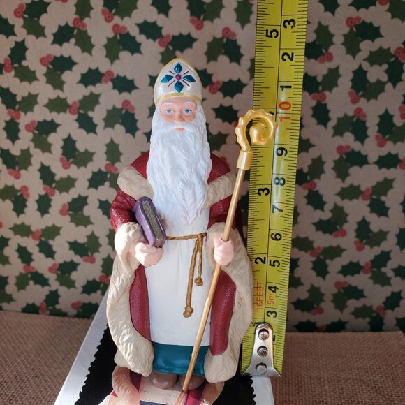 1995 Hallmark Keepsake Ornament St Nicholas Collect Series #1 Christmas Visitors - Picture 11 of 13